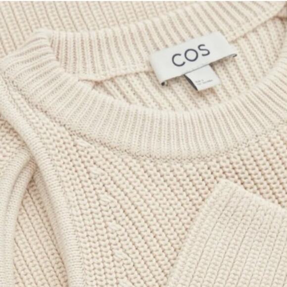 COS cutout ribbed cotton sweater - Picture 3 of 4